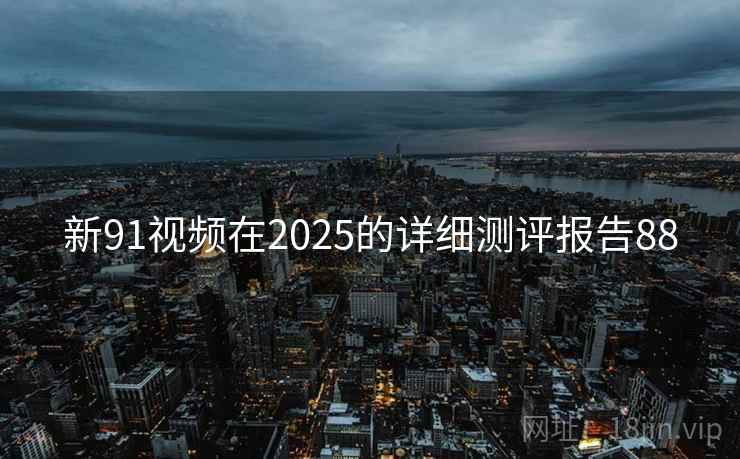 新91视频在2025的详细测评报告88